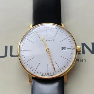 Junghans max bill Ladies 031/9200.00 32mm Yellow gold White