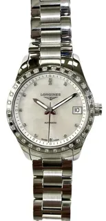 Longines Conquest Classic L23850876 34mm Stainless steel Black