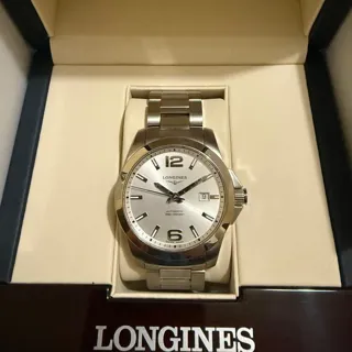 Longines Conquest L37774766 41mm Stainless steel Silver