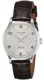 Longines Record L2.820.4.76.2 38.5mm Stainless steel Silver