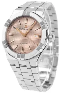 Maurice Lacroix AIKON AI6008-SS002-730-1 52mm Stainless steel Pink and Salmon