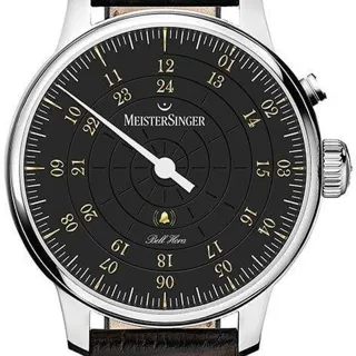 MeisterSinger BHO902G 43mm Stainless steel Black