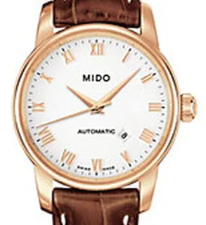 Mido Baroncelli II M7600.3.26.8 29mm Stainless steel White