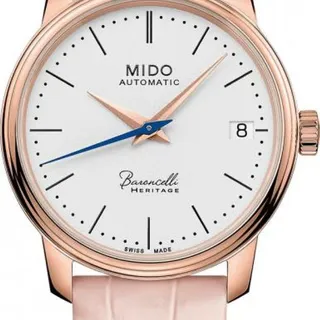 Mido Baroncelli III M027.207.36.010.00 33mm Stainless steel White