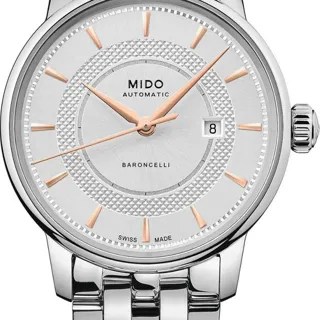 Mido Baroncelli M037.207.11.031.01 30mm Stainless steel Silver