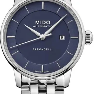 Mido Baroncelli M037.207.11.041.00 30mm Stainless steel Blue