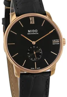 Mido Baroncelli M037.405.36.050.00 39mm PVD Black