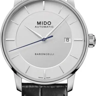 Mido Baroncelli M037.407.16.031.00 39mm Stainless steel Silver