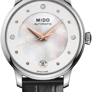 Mido Baroncelli M039.207.16.106.00 33mm Stainless steel White