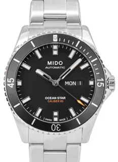 Mido Ocean Star M026.430.11.051.00 42.5mm Stainless steel Black