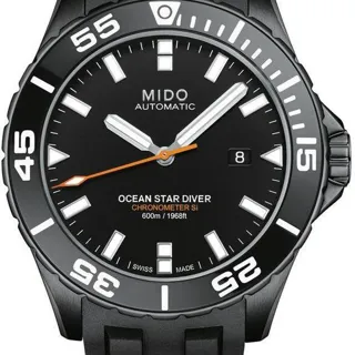 Mido Ocean Star M026.608.37.051.00 Ceramic and Stainless steel Black