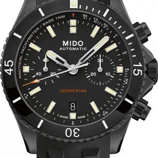 Mido Ocean Star M026.627.37.051.00 44mm Stainless steel Black