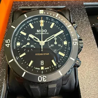 Mido Ocean Star M026.627.37.051.00 44mm Stainless steel Black