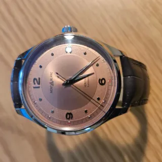 Montblanc Heritage MB119944 40mm Stainless steel Salmon