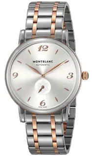 Montblanc Star 107916 39mm Stainless steel and Red gold Silver