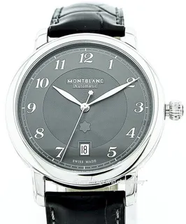 Montblanc Star 118517 39mm brushed/polished steel Gray