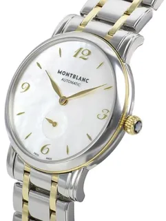 Montblanc Star Classique 107913 34mm Yellow gold and Stainless steel White