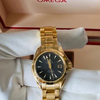 Omega Aqua Terra 231.50.30.20.06.002 Yellow gold Gray