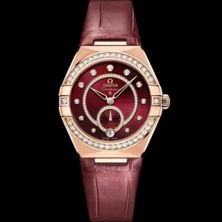 Omega Constellation 131.58.34.20.61.001 Rose gold Red