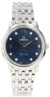 Omega De Ville 424.10.27.60.53.003 27.5mm Stainless steel Blue