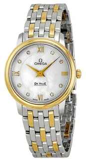 Omega De Ville 424.20.27.60.55.001 Yellow gold White