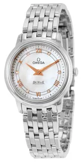 Omega De Ville Prestige 424.10.27.60.55.001 Stainless steel White