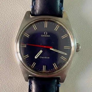 Omega Genève 135.041 35mm Stainless steel Blue