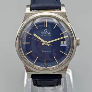 Omega Genève 166.0168 36mm Stainless steel Blue