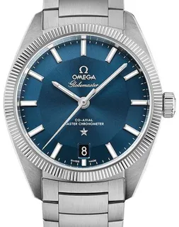 Omega Globemaster 130.30.39.21.03.001 39mm Stainless steel Blue