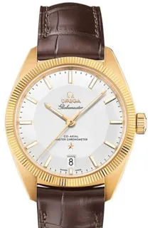 Omega Globemaster 130.53.39.21.02.002 39mm Yellow gold Silver