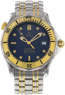 Omega Seamaster Diver 300M 2362.80.00 Yellow gold and Stainless steel White