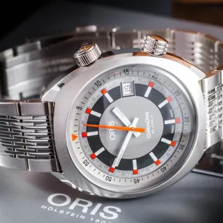 Oris Chronoris 01 733 7737 4053 39mm Stainless steel Gray