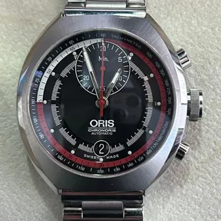 Oris Chronoris 7564 40mm Stainless steel Black