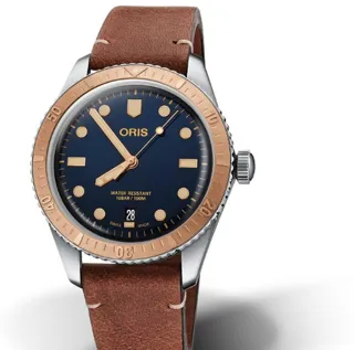 Oris Divers Sixty Five 01 733 7707 4354-07 5 20 45 40mm Bronze and Stainless steel Black