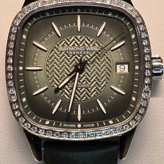 Raymond Weil Freelancer 2490-SCS-52051 34.5mm Stainless steel Green