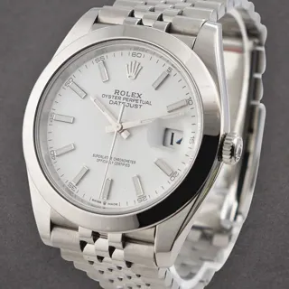 Rolex Datejust 126300-0006 Stainless steel White