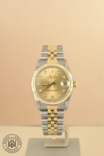 Rolex Datejust 31 68273 18k yellow gold champagne