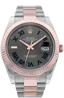 Rolex Datejust 41 126331 41mm Rose gold and Stainless steel Gray