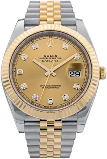 Rolex Datejust 41 126333 Yellow gold and Stainless steel Champagne