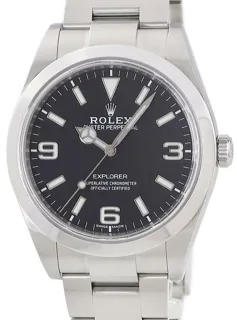 Rolex Explorer 214270 39mm Stainless steel Black