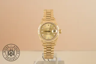 Rolex Lady-Datejust 69178 26mm 18k yellow gold diamond