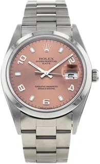 Rolex Oyster Perpetual Date 15200 Stainless steel Pink