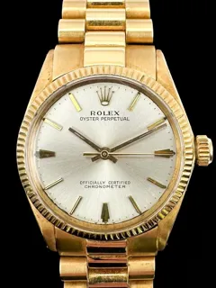 Rolex Oyster Perpetual 30mm 18k Gold