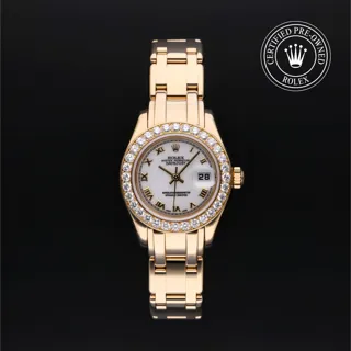 Rolex Pearlmaster 80298 18k yellow gold White