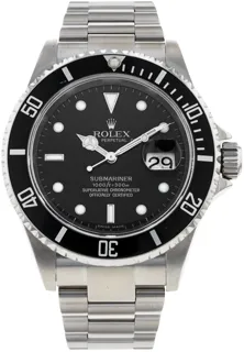 Rolex Submariner 16610 Stainless steel Black