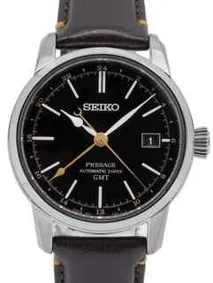 Seiko Presage SPB447J1 40mm Stainless steel Black