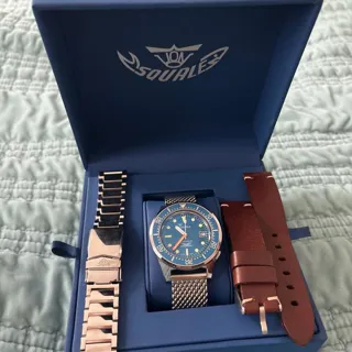 Squale 1521OCN.ME20 42mm Stainless steel Blue