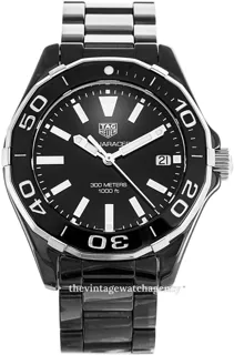 TAG Heuer Aquaracer Lady WAY1390.BH0716 Ceramic and Stainless steel Black