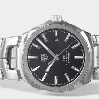 TAG Heuer Link Calibre 5 WBC2110.BA0603 41mm Stainless steel Black