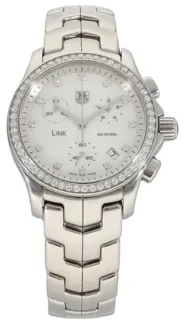 TAG Heuer Link Lady CJF1314 33mm Stainless steel White